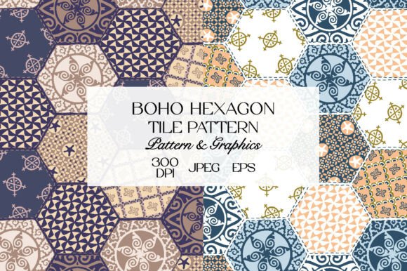 Download Boho Tile Seamless Pattern Bundle - Tile Collection