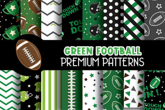 Download Green Football Digital Papers Patterns - Premium Resources