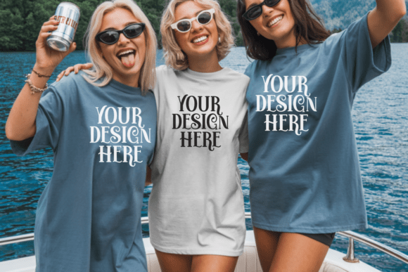 Download Comfort Colors 1717 Beach T-shirt Mockup - Beach Collection