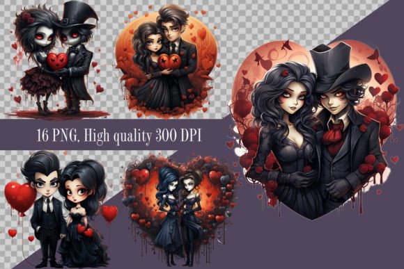Download Vampires in Love Clipart - Love Collection