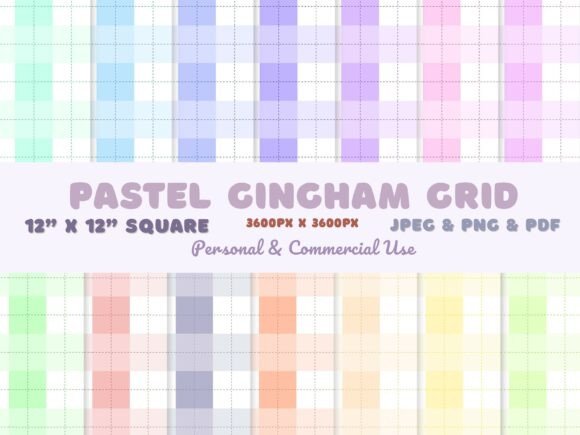 Download Pastel Minimalist Gingham Grid Seamless - Grid Collection